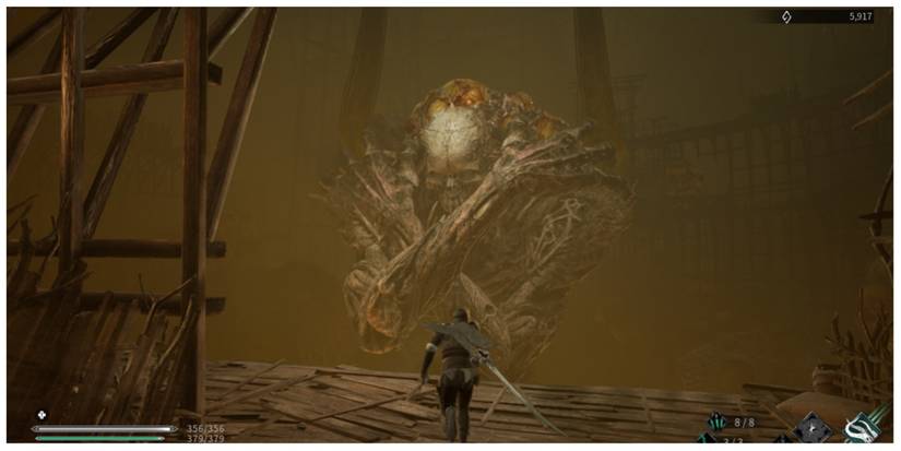 Corvus with the God of the Fools in Thymesia