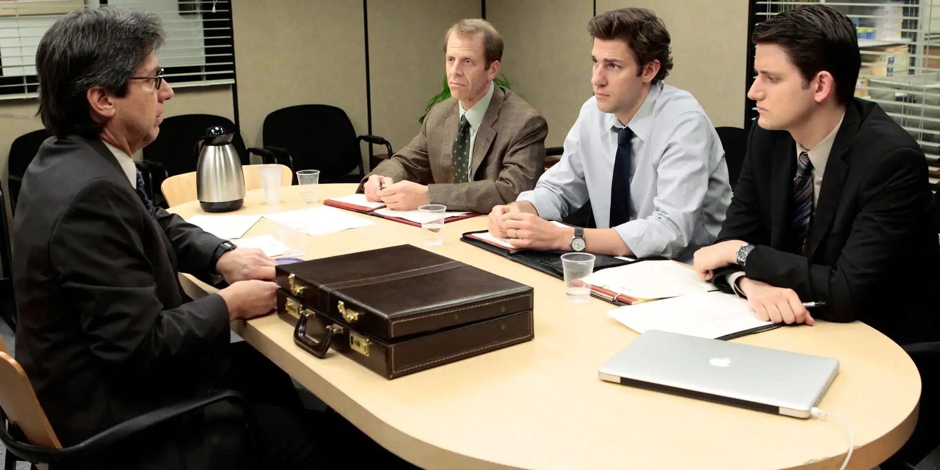 Toby, Jim, and Gabe interview Ray Romano in The Office