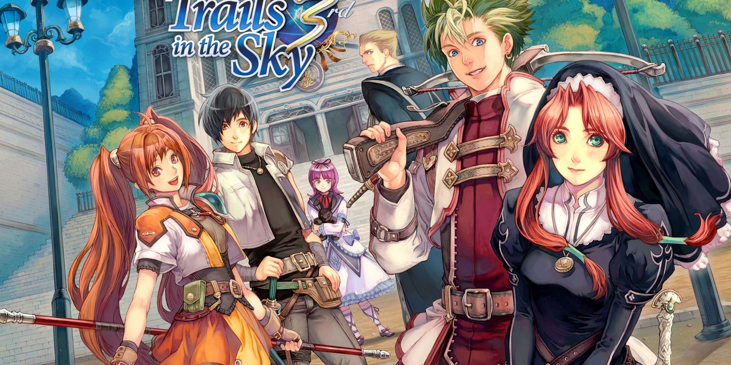 Trails in the Sky the 3rd featuring Estelle, Joshua, Kevin, and Ries