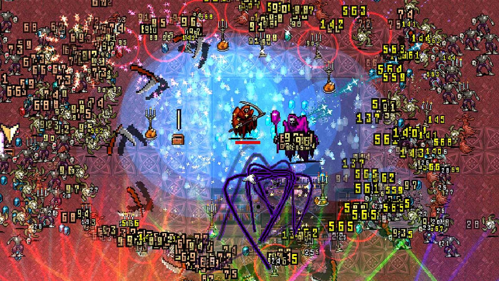 Fighting the Trickster in Vampire Survivors