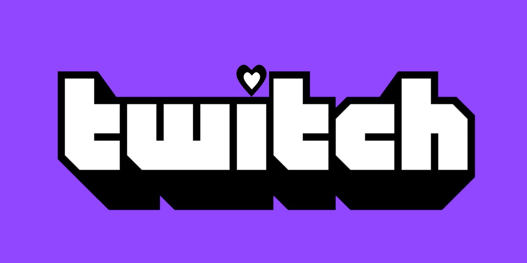Twitch logo with heart instead of a dot for the 