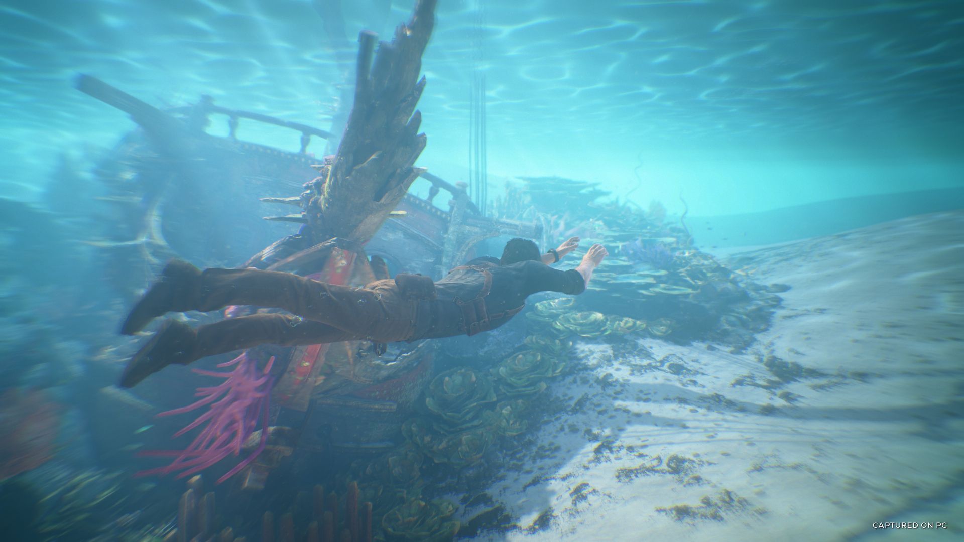 Uncharted 4 PC Underwater