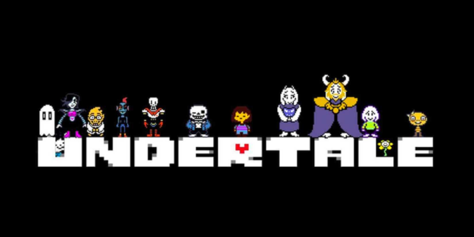 Undertale logo and characters