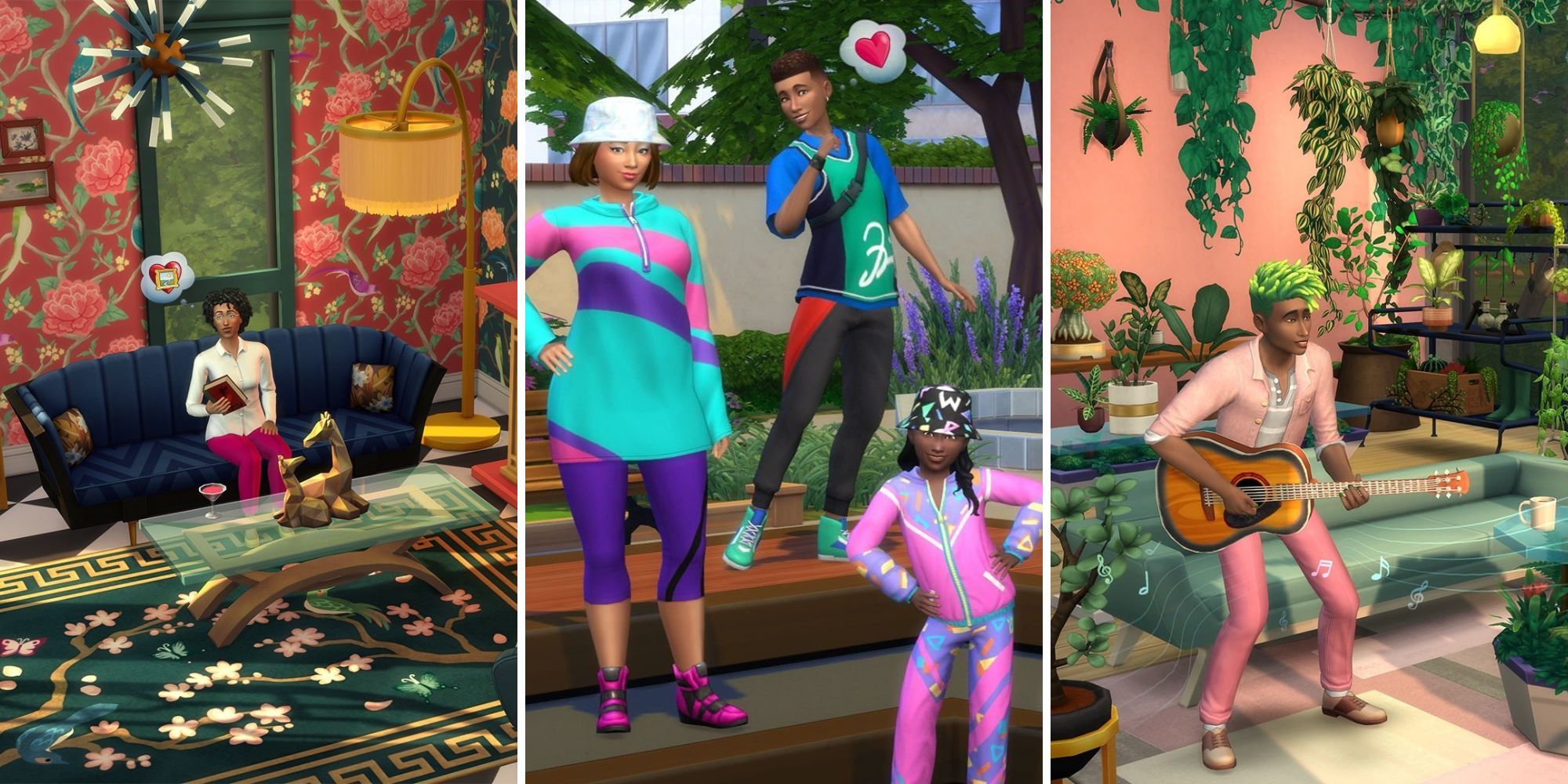Sims posing in kits for The Sims 4