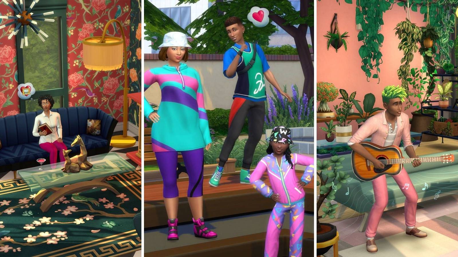 Sims posing in kits for The Sims 4