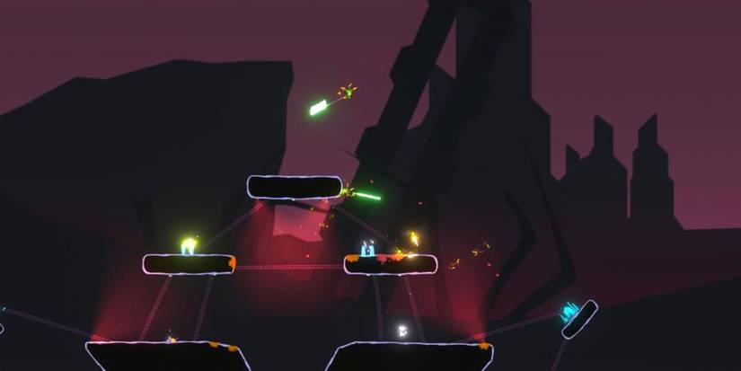 Leaping With A Laser Sword In Spiderheck