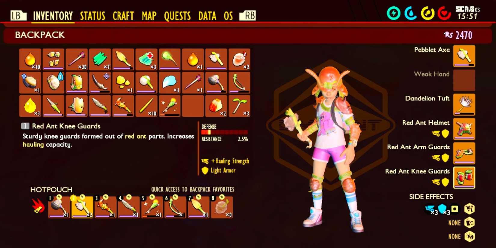 Red Ant Armor Set In Grounded