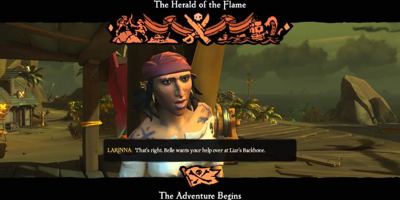 Starting The Herald Of The Flame Adventure In Sea Of Thieves