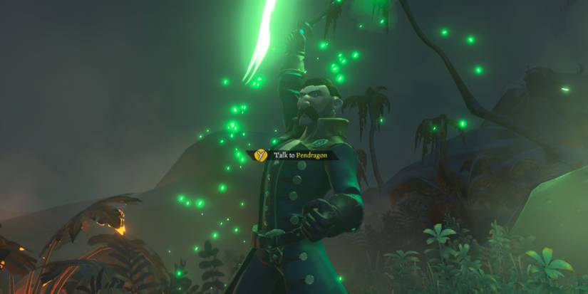 Sir Arthur Pendragon In The Herald Of The Flame Adventure In Sea Of Thieves