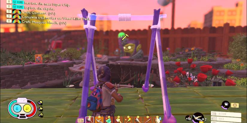 Building A Zipline Blueprint In Grounded