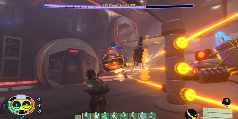 Fighting The Assistant Manager Boss In The Black Ant Lab In Grounded