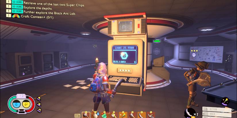 Sector B Terminal Unlocked In The Black Ant Lab In Grounded