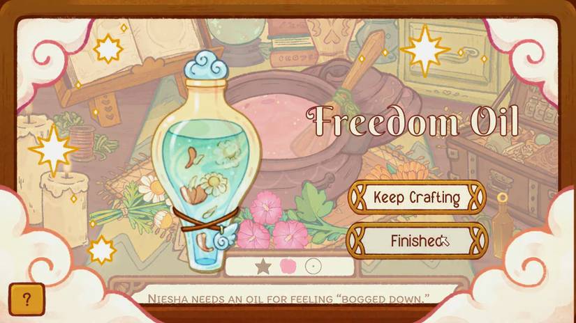 Witchy Life Story_Day 4_Niesha Request Complete_Freedom Oil