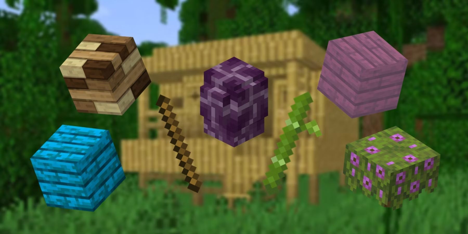 Minecraft 1.20's Bamboo Wood Opens the Door for Other Creative Wood Types