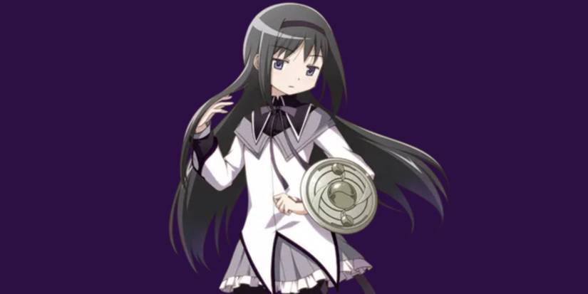 Homura Akemi And Her Time Magic Shield (Puella Magi Madoka Magica)