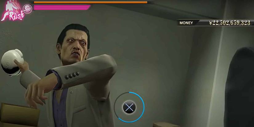 Avoiding a sneak attack in Yakuza 0