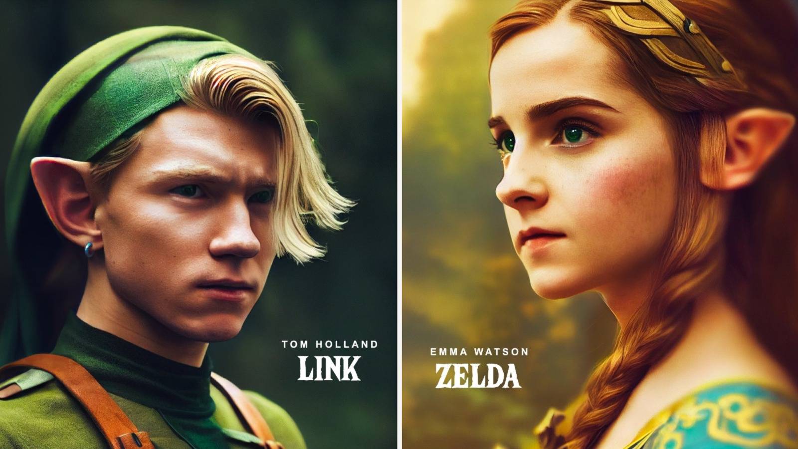 The Legend of Zelda Tom Holland Emma Watson