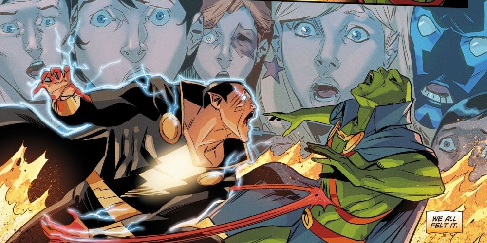 zombie black adam vs martian manhunter