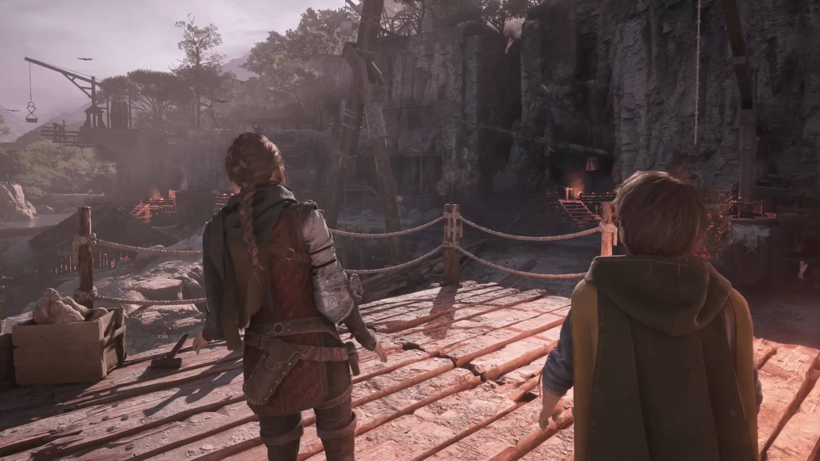 a plague tale requiem cross the construction site