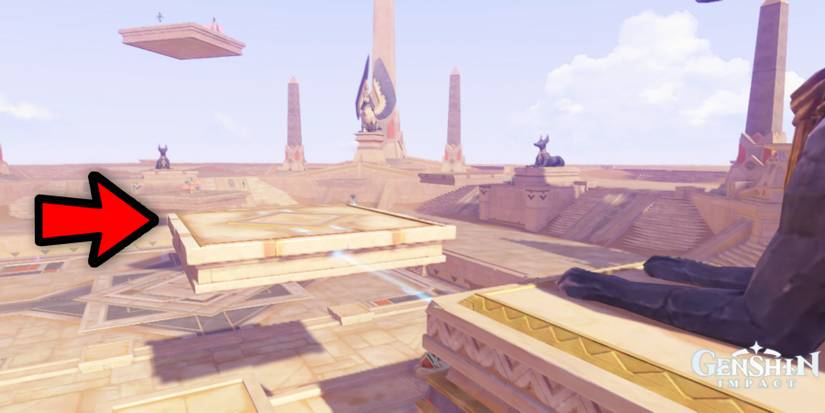 a platform in genshin impact