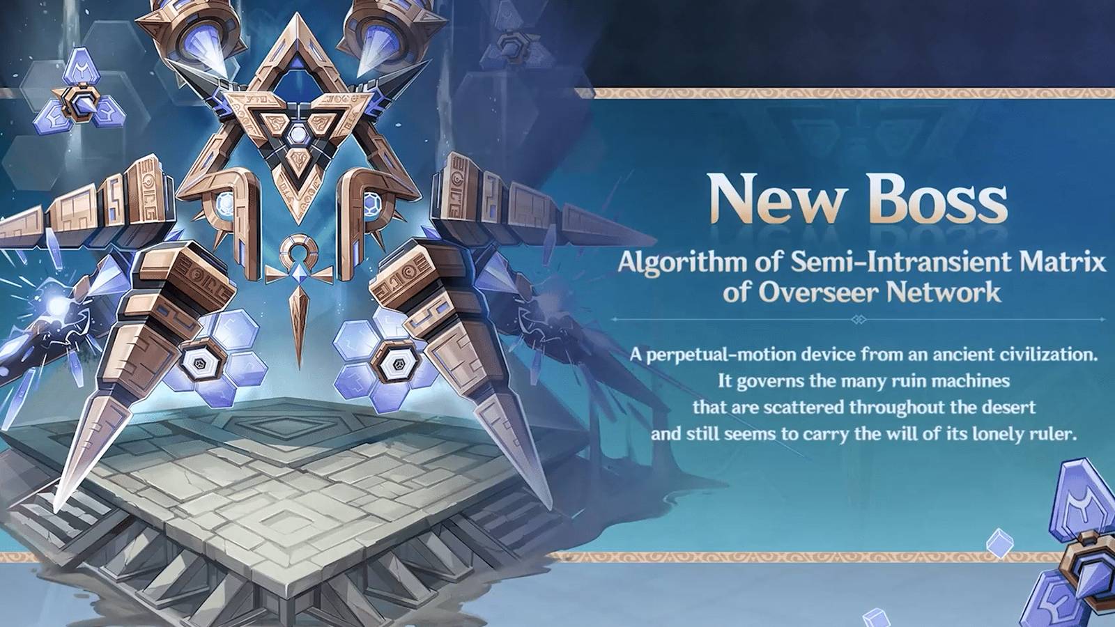 algorithm of Semi-Intransient Matrix of Overseer Network genshin impact