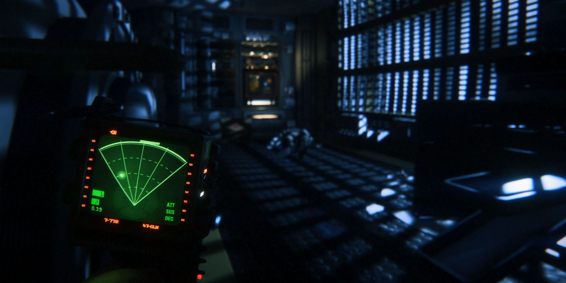 alien isolation player using the radar tool 