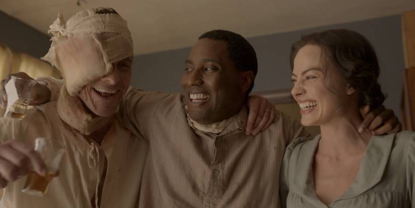 amsterdam christian bale john david washington margot robbie Cropped