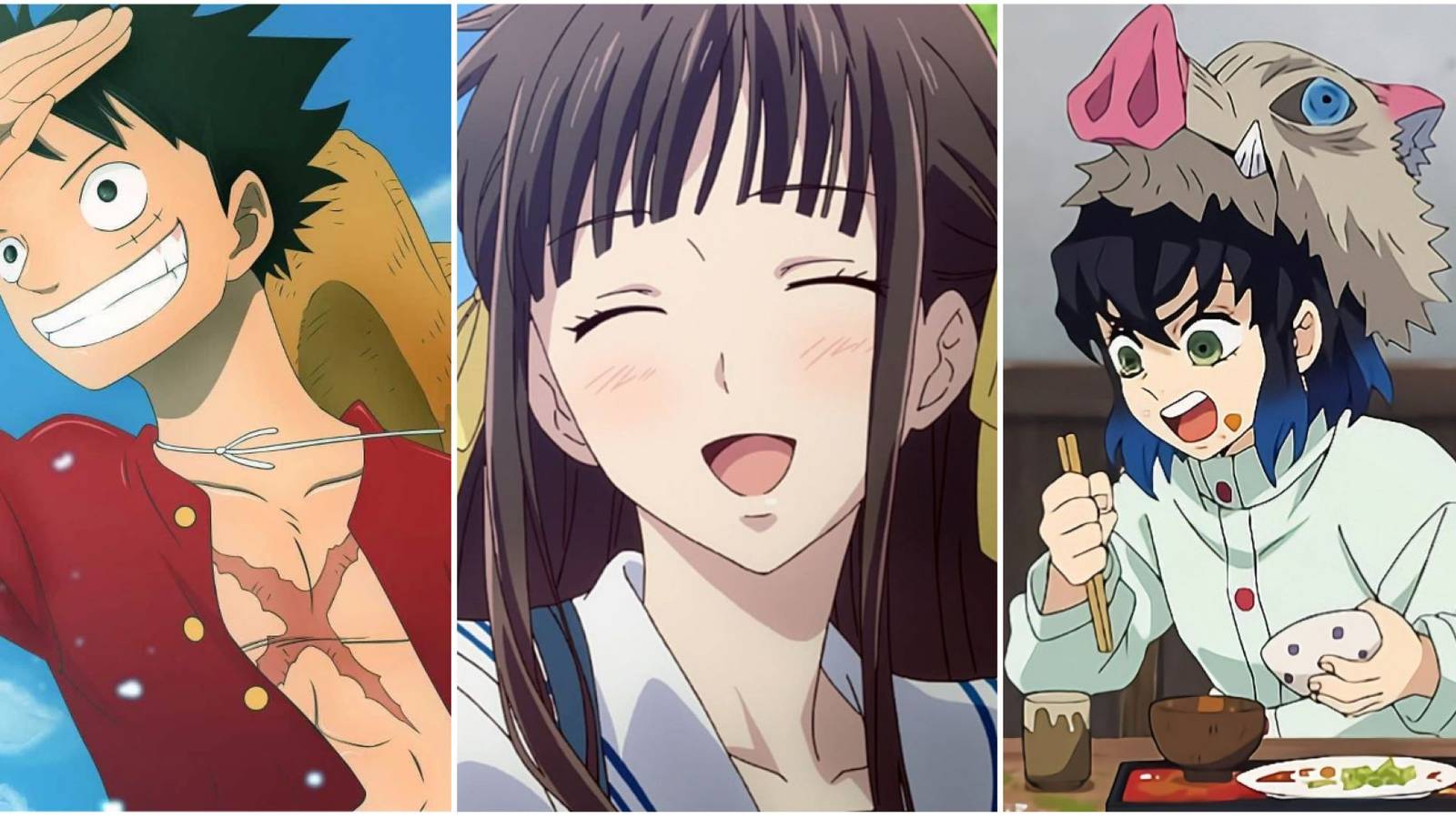 anime airheads feature image luffy tohru inosuke