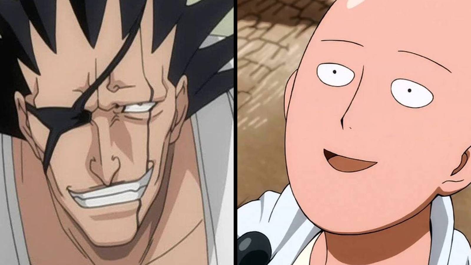 bleach one punch man saitma zaraki 