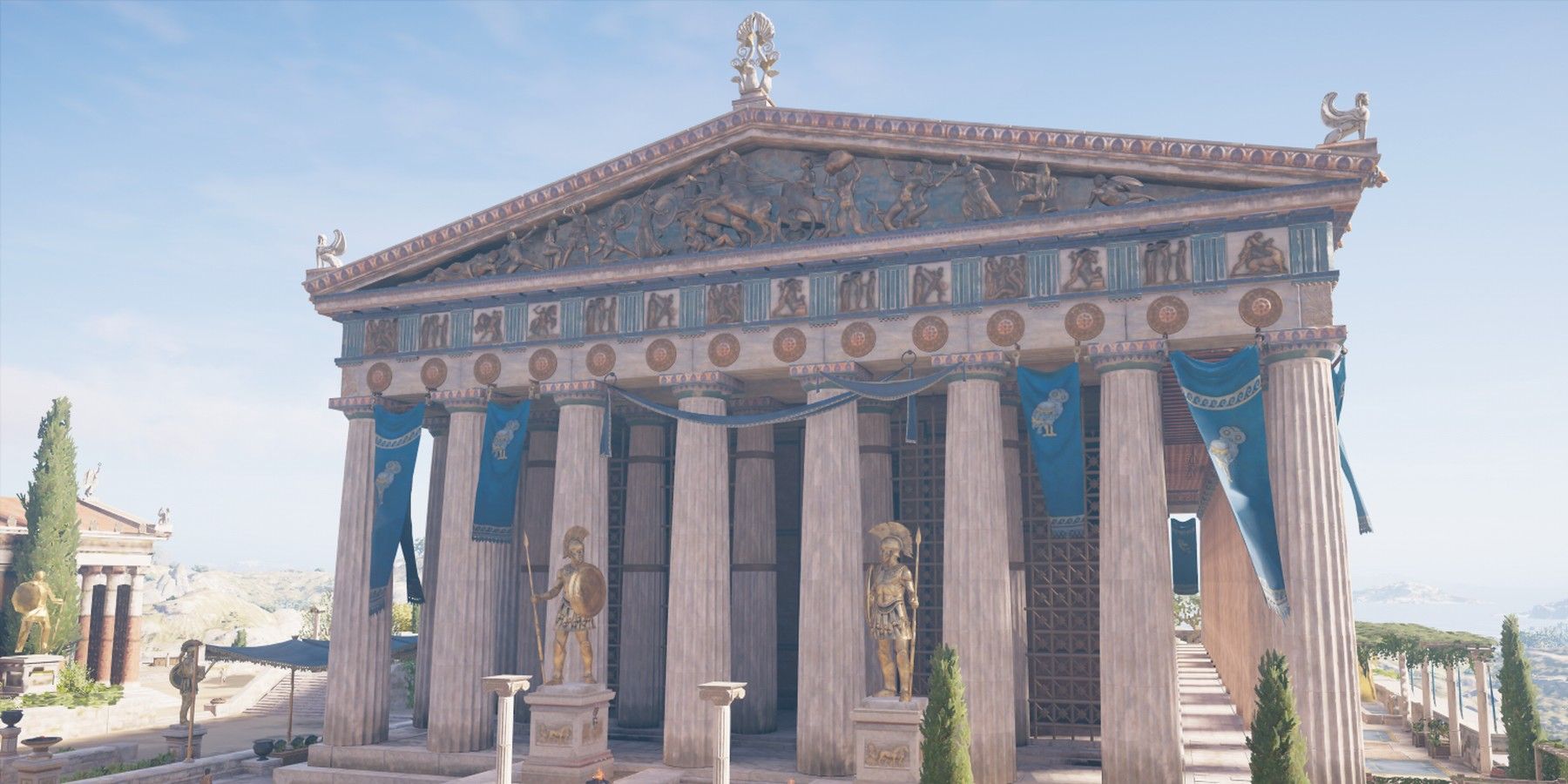 assassins creed odyssey greek parthenon