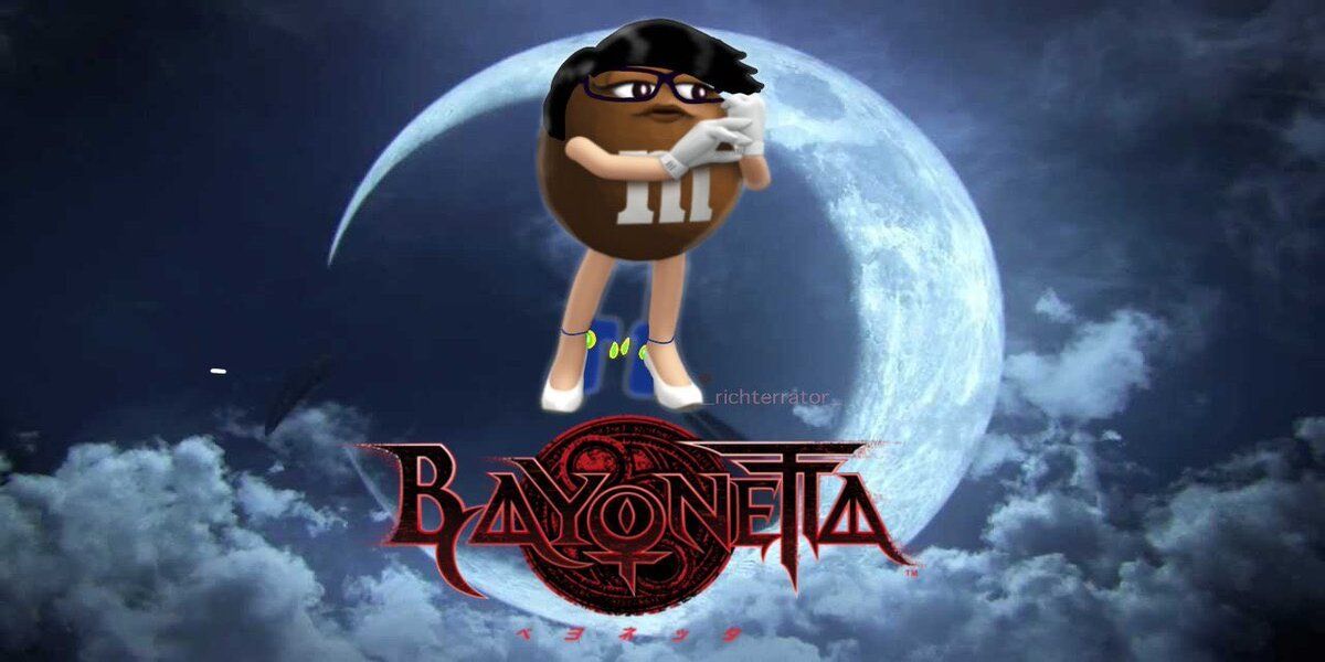 bayonetta m&m meme