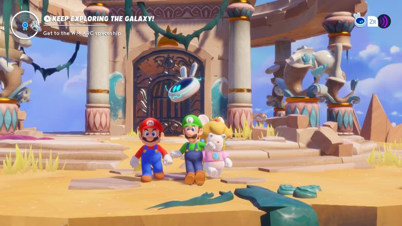 beach mario rabbids sparks of hope