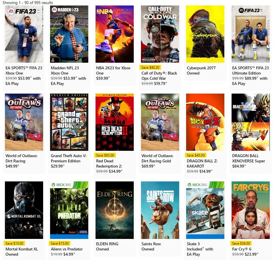 best selling xbox games right now