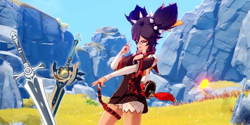 best weapons for shielder xinyan in genshin impact