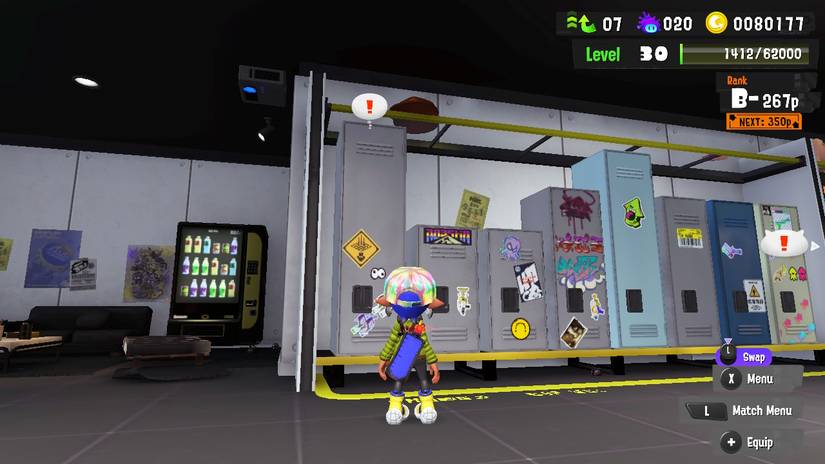 biggest locker splatoon 3 level 30 unlock