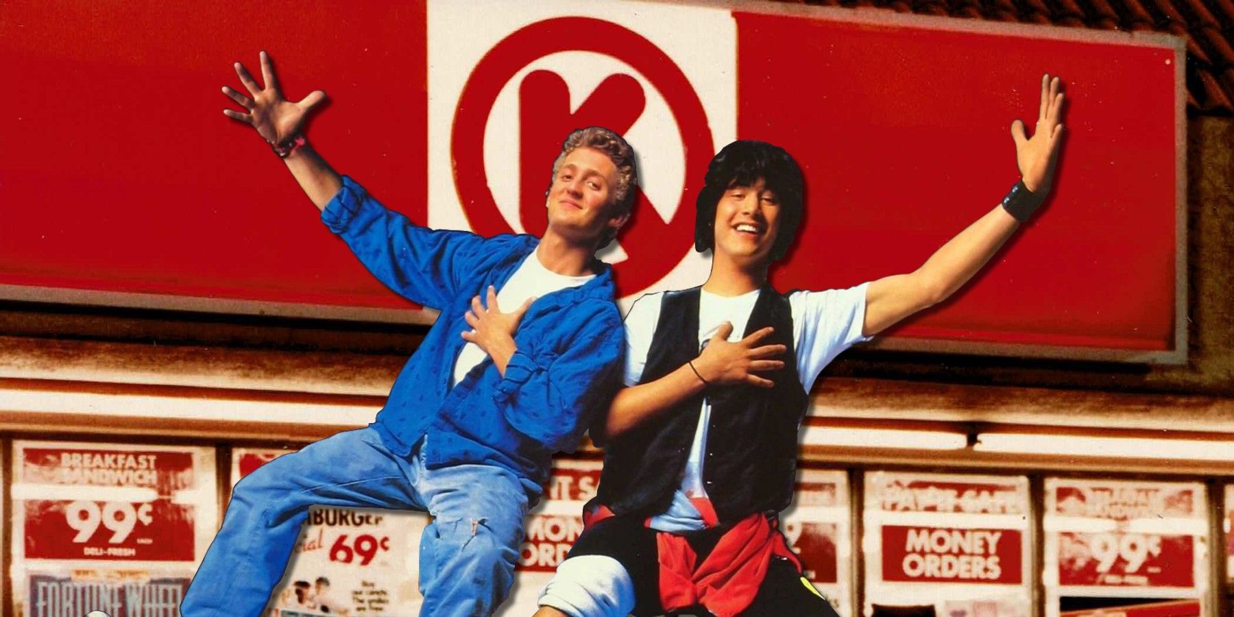 Bill and Ted Alex Winter Keanu Reeves Circle K