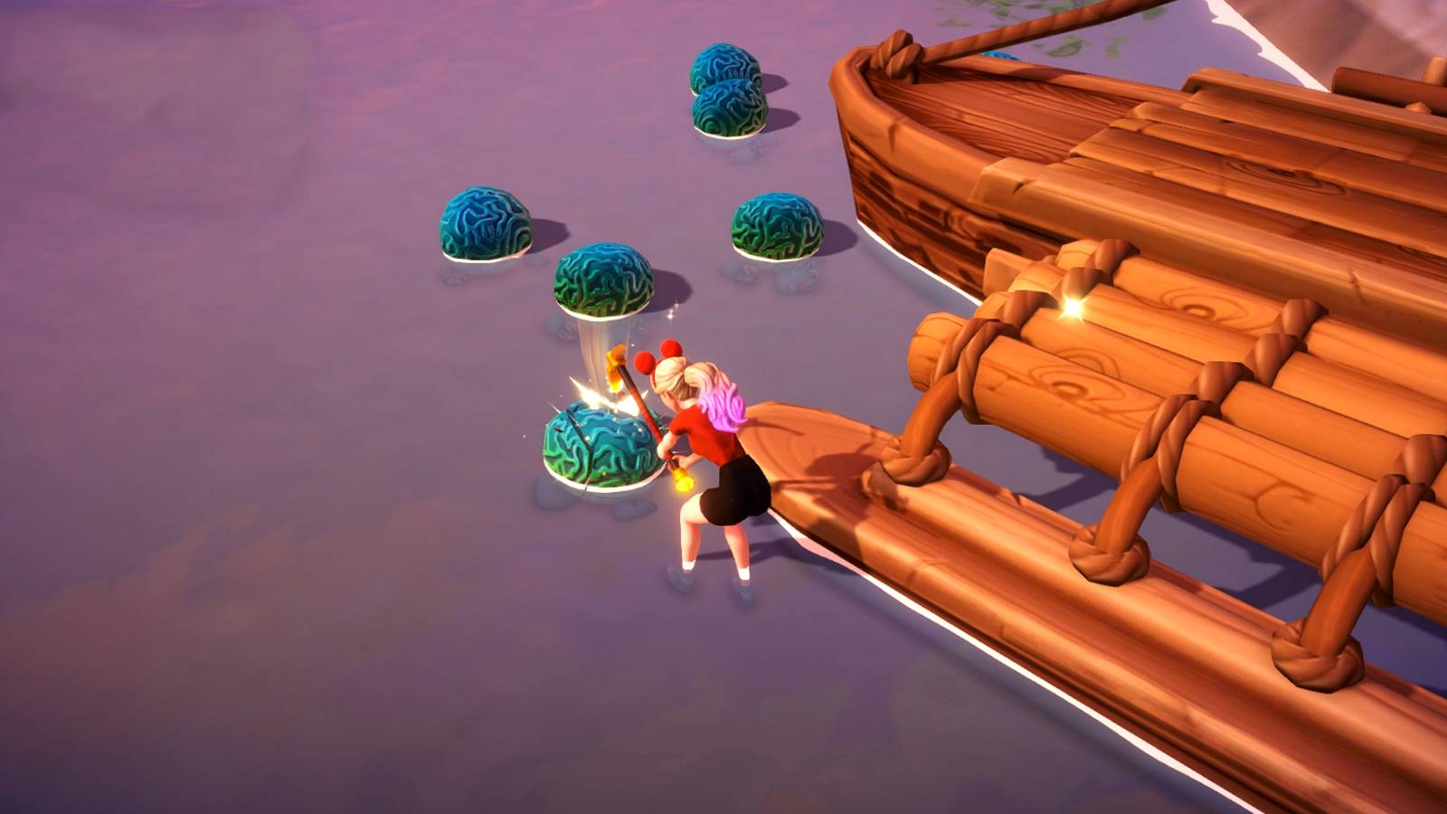 breaking blue rocks in disney dreamlight valley