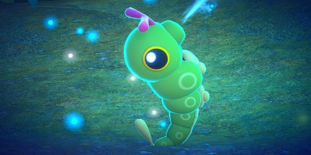 caterpie string shot