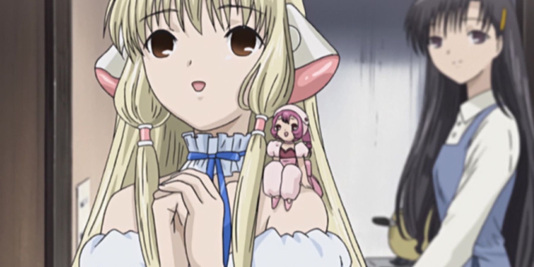chii and sumomo from chobits