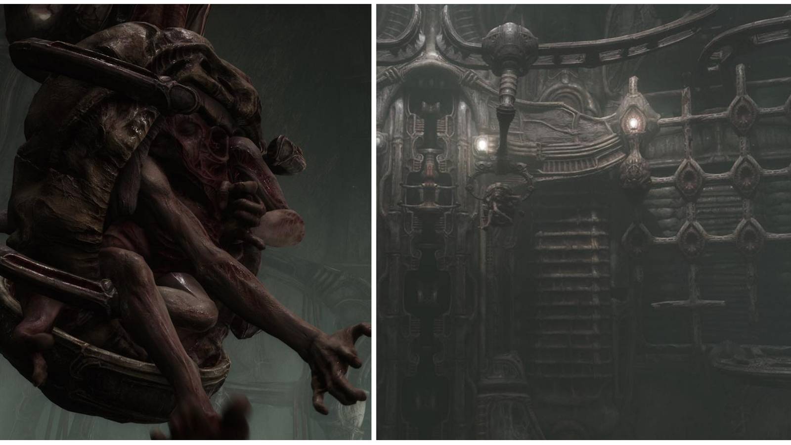 pod egg creature, elevator crate puzzle