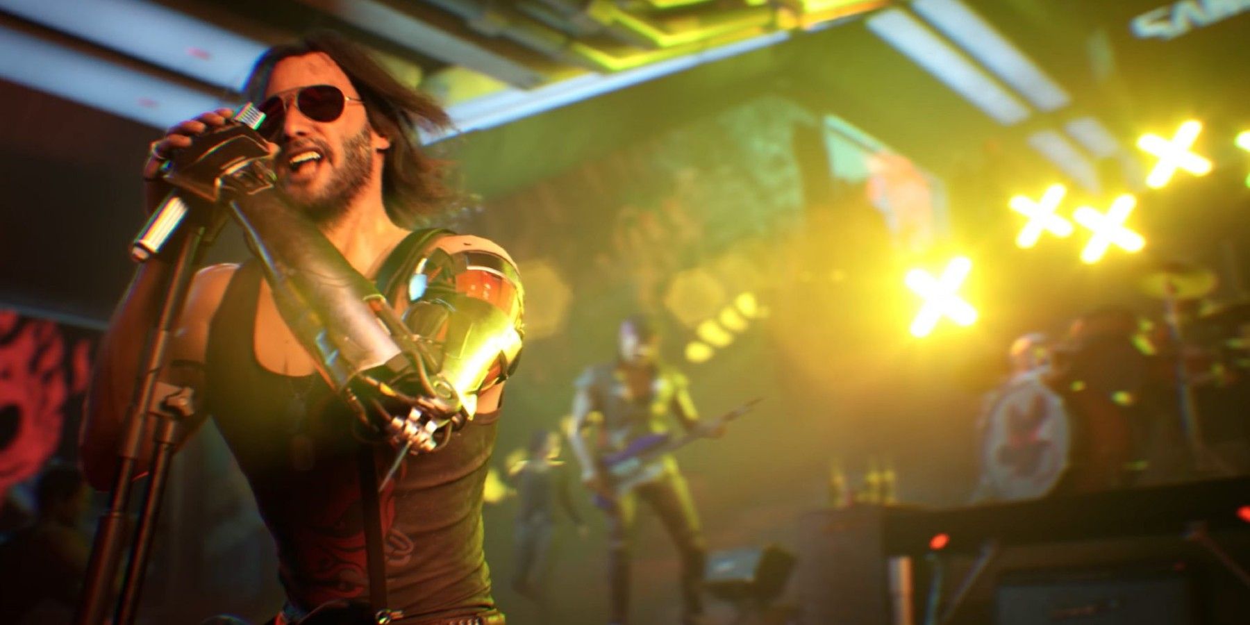 cyberpunk 2077 rock concert