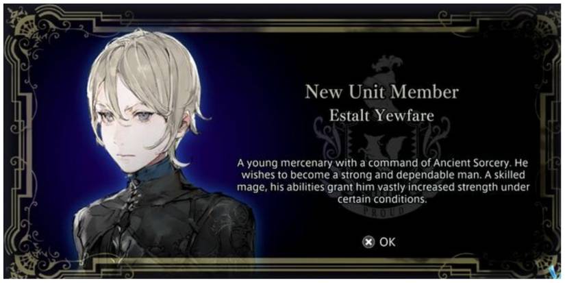 Estalt Yewfare in The DioField Chronicle