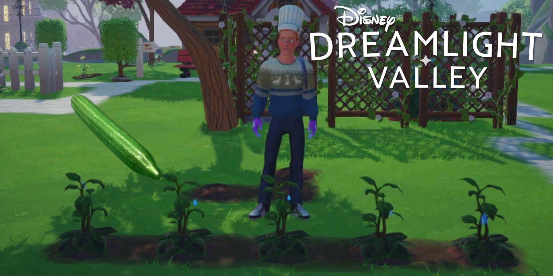 disney dreamlight cucumber and logo