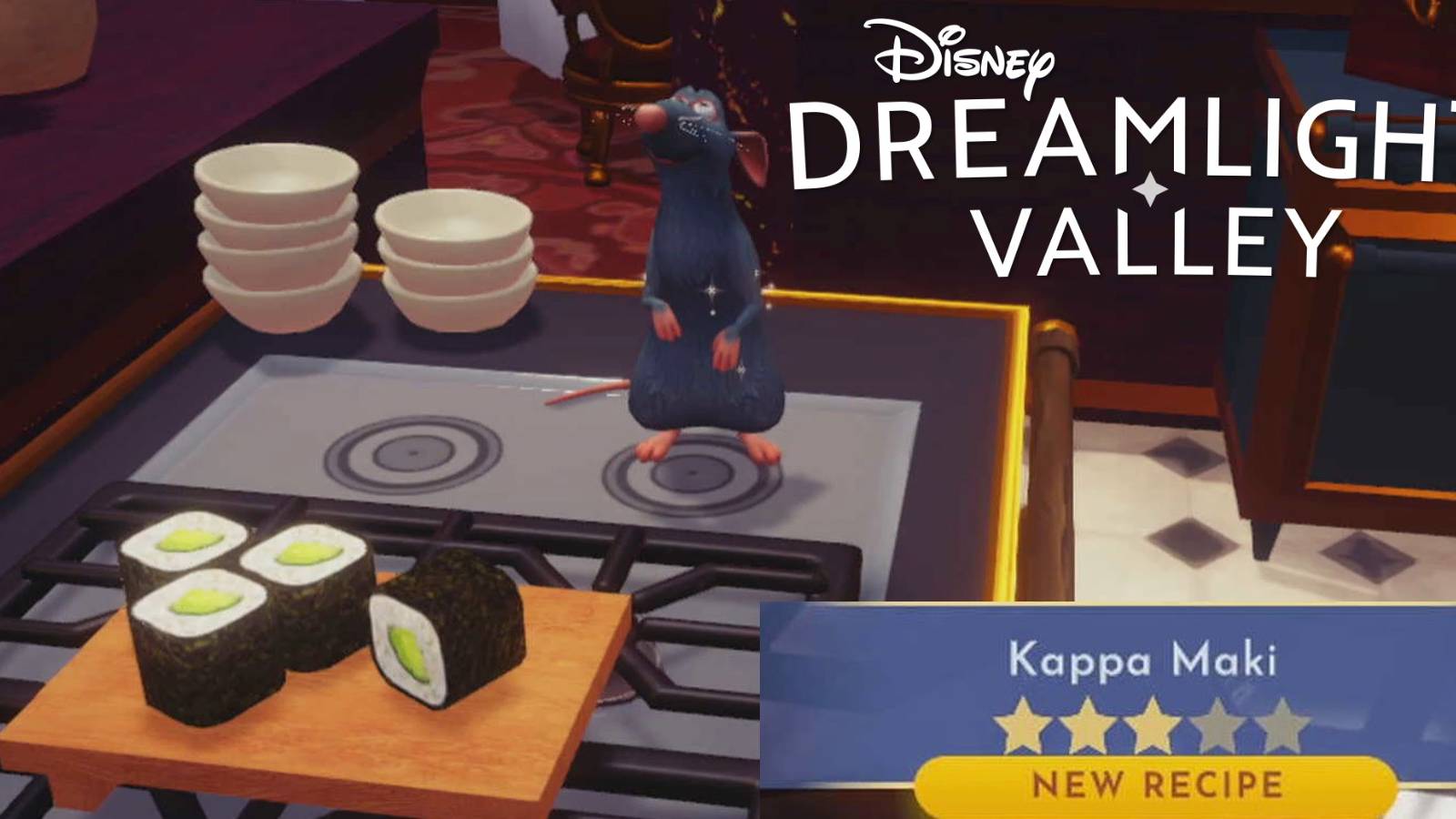disney dreamlight kappa maki and logo