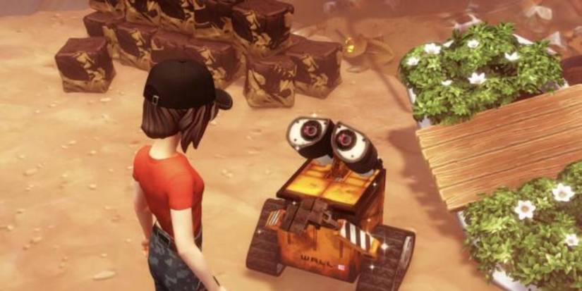 Meeting Wall-E in Disney Dreamlight Valley