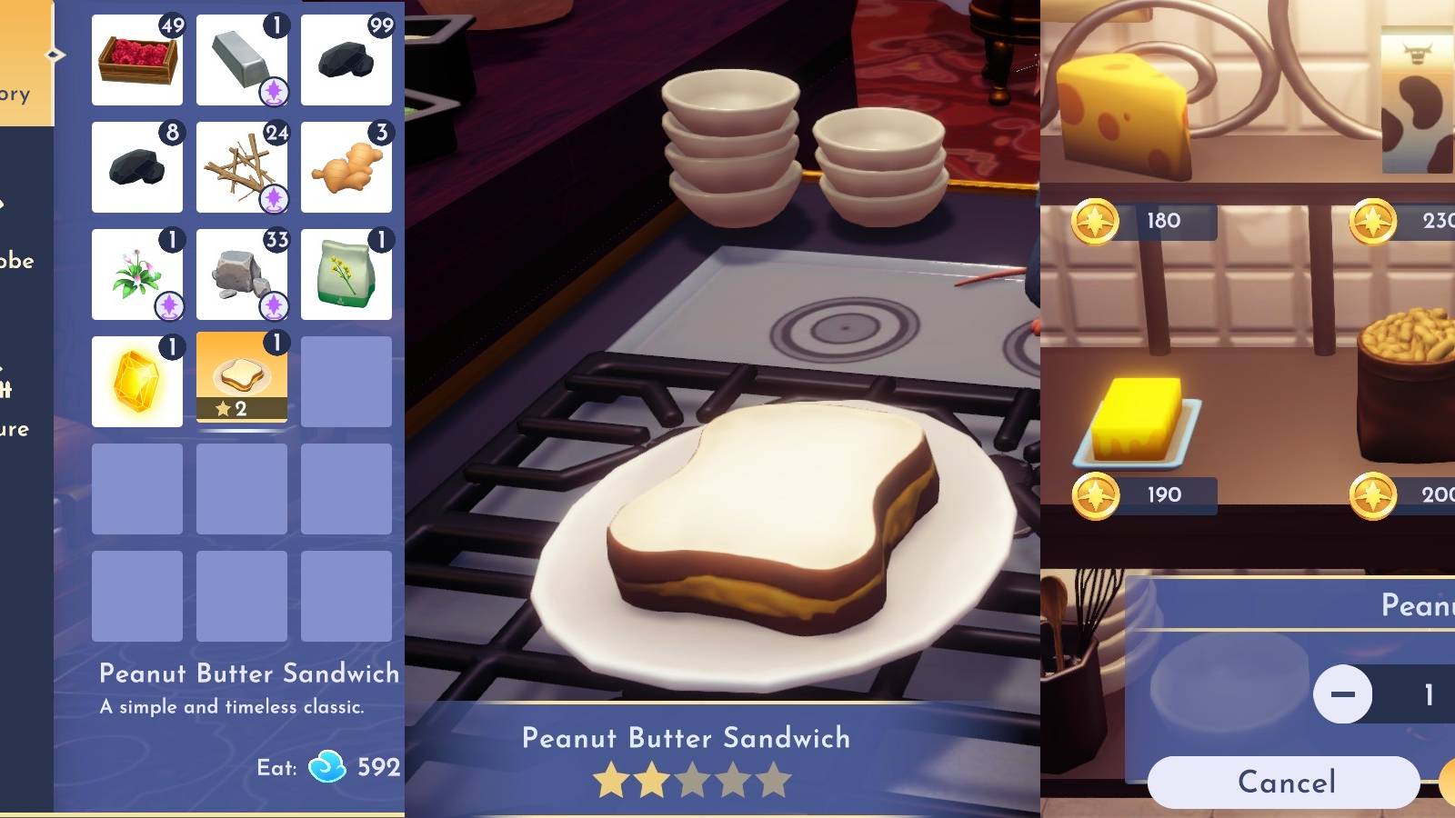 disney-dreamlight-valley-how-to-make-peanut-butter-sandwich4