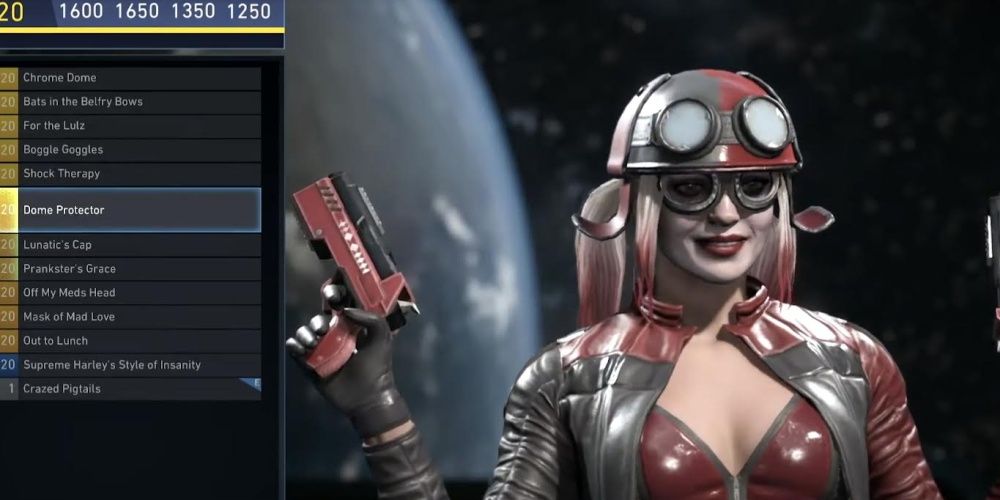 dome protector for harley quinn in injustice 2