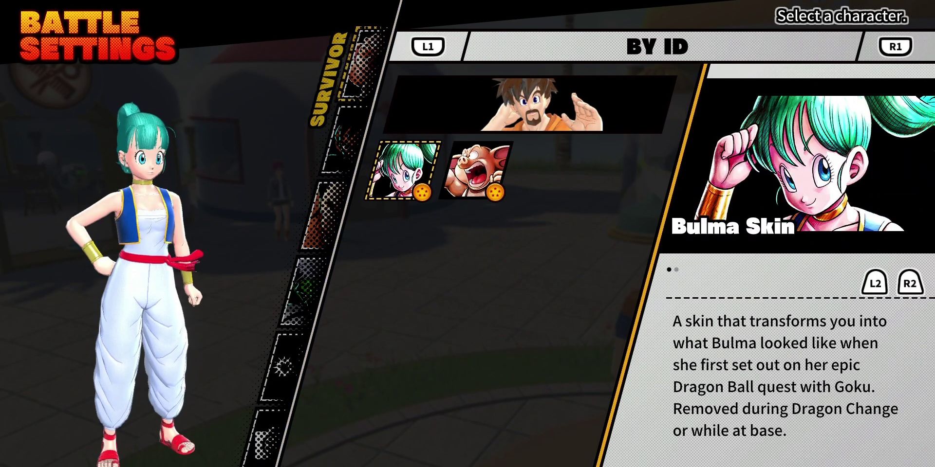 dragon-ball-the-breakers-how-to-play-as-bulma-and-oolong-battle-settings