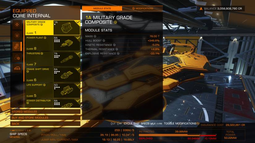 The core internals setup for the railguard build.