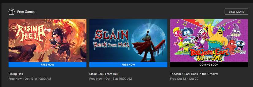 epic games store october 13